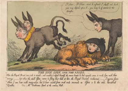 The Sick Lion and The Asses - MET DP880590