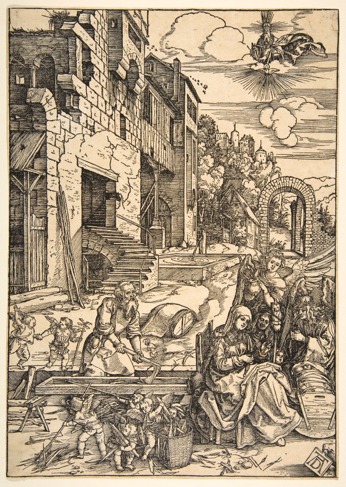 The Sojourn of the Holy Family in Egypt, from The Life of the Virgin MET DP816283