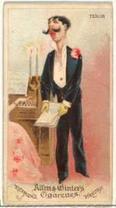 Tenor, from World's Dudes series (N31) for Allen & Ginter Cigarettes MET DP838505
