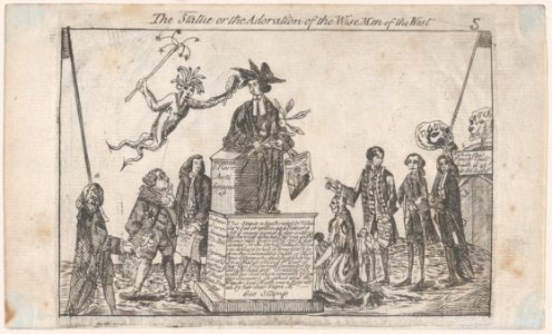 The Statue, or the Adoration of the Wise Men of the West MET DP876944