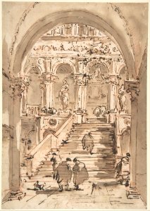 The Staircase of the Giants, Ducal Palace, Venice MET DP810125