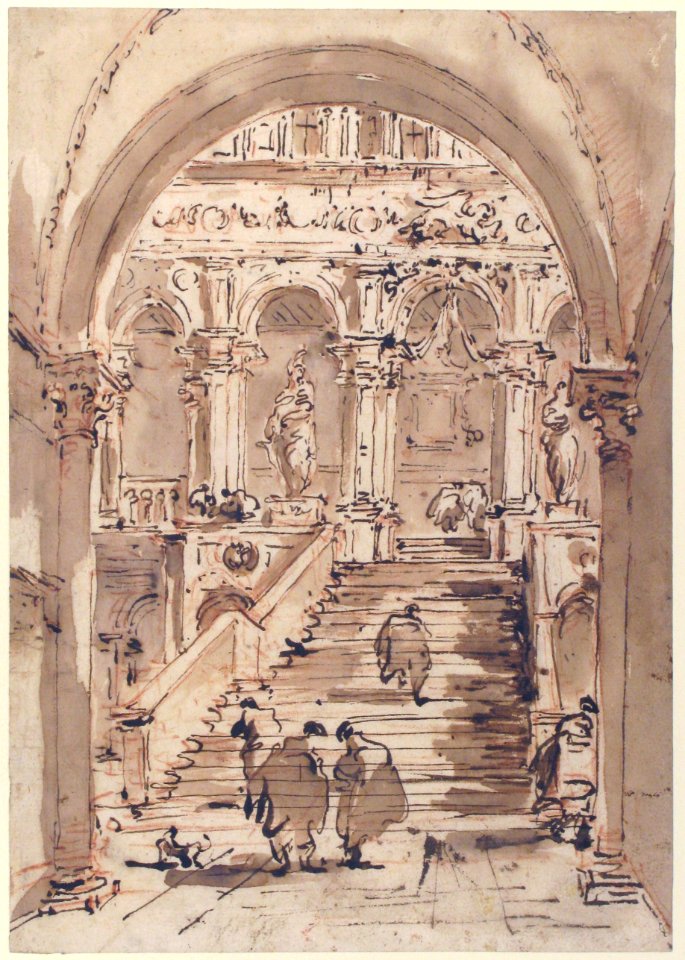 The Staircase of the Giants, Ducal Palace, Venice MET 37.165.85