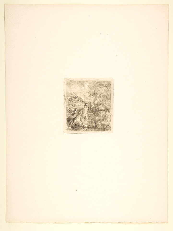 The Sportsman Mounting His Horse MET DP815800