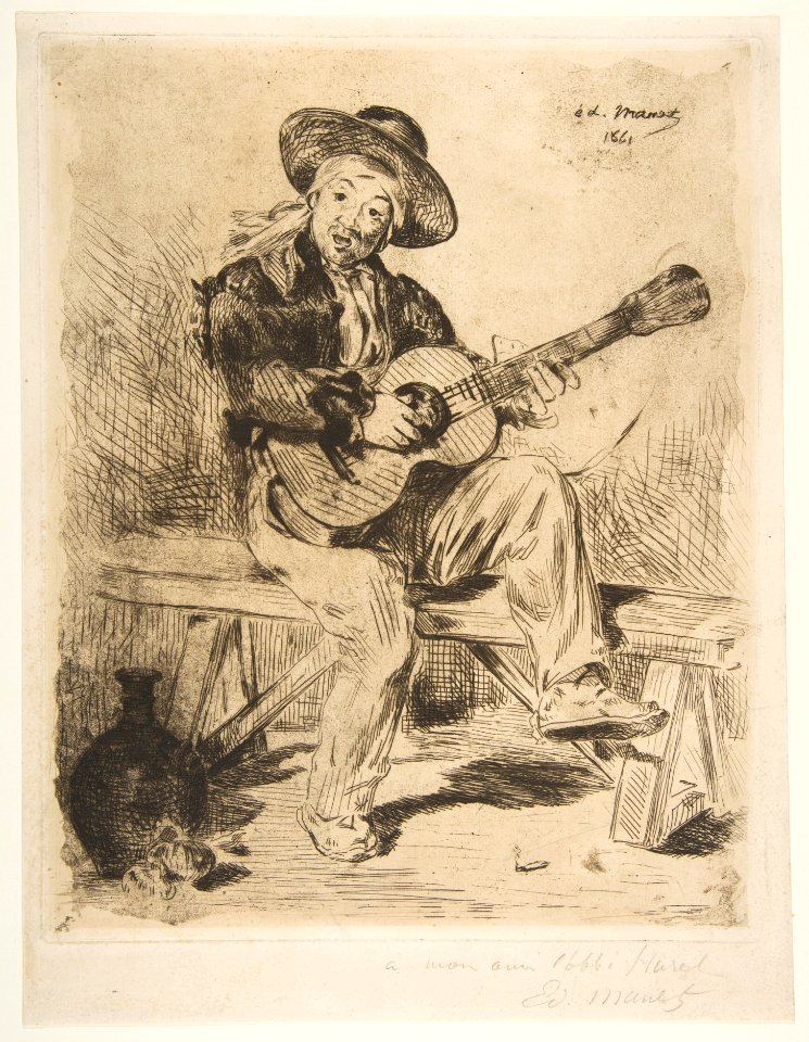 The Spanish Singer (Le Guitarrero) MET DP815314