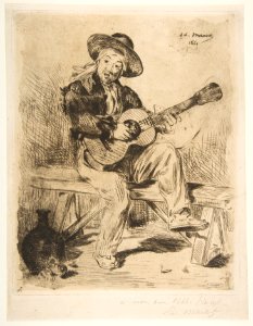 The Spanish Singer (Le Guitarrero) MET DP815314