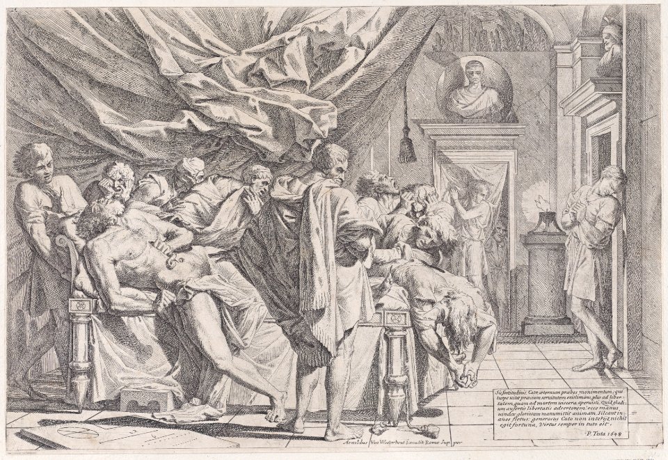 The suicide of the philosopher Cato Met DP888744