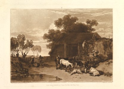 The Straw Yard (Liber Studiorum, part II, plate 7) MET DP821318