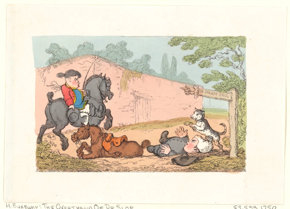 The Overthrow of Dr. Slop (Tristram Shandy) MET DP879732