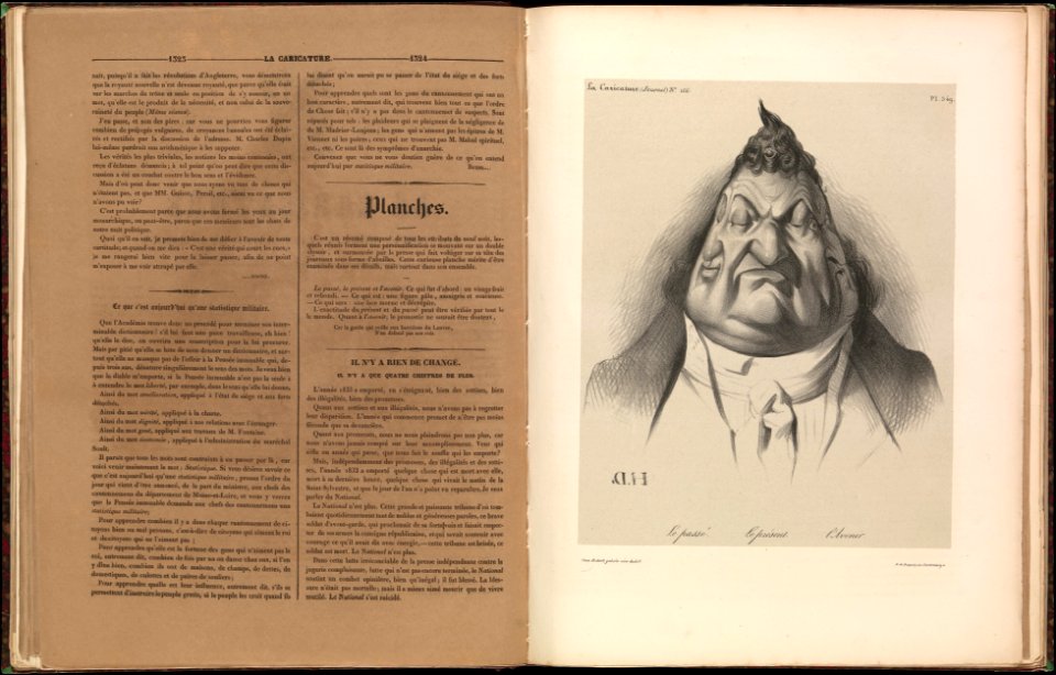 The Past. The Present. The Future (Le passé. Le présent. L'avenir), from La Caricature, plate 349 MET DP243031