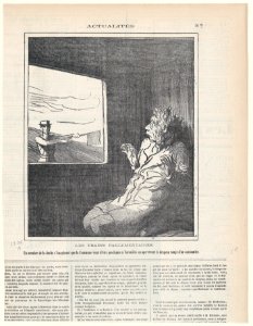 The parliamentary trains from 'News of the day,' published in Le Charivari, January 22, 1872 - MET DP877985