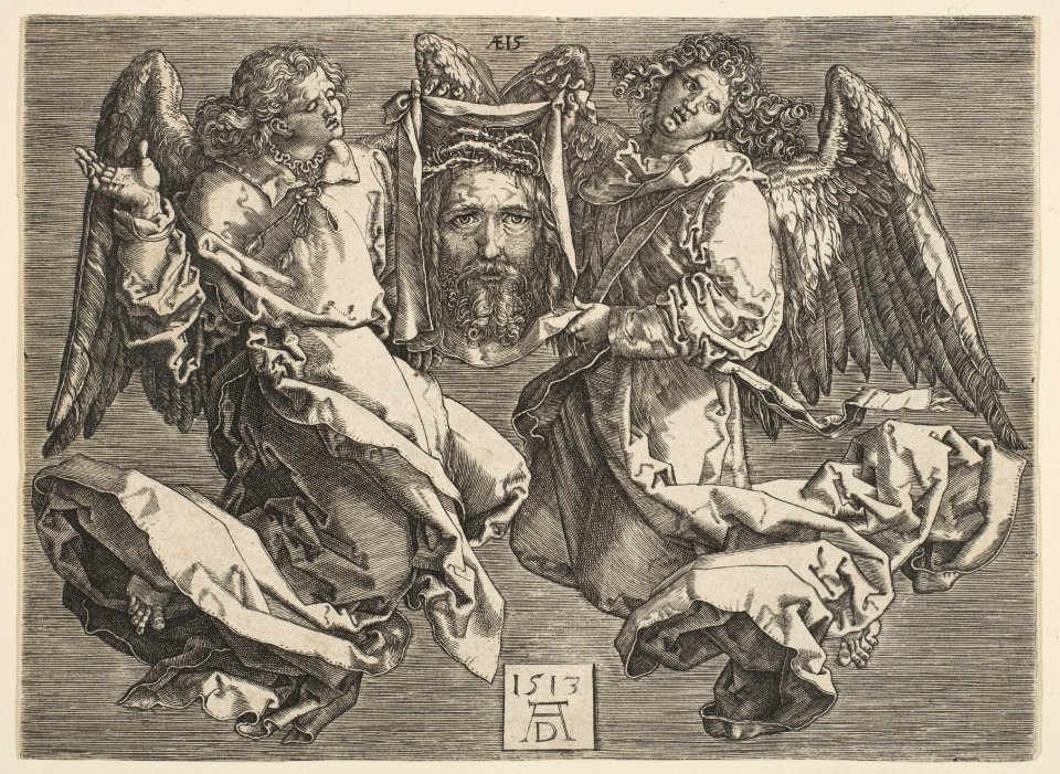 The Sudarium Carried by Two Angels, copy MET DP815729