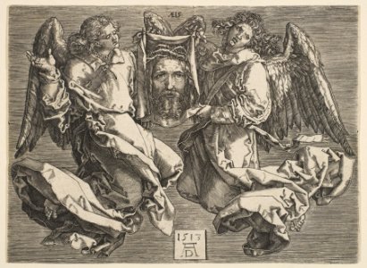 The Sudarium Carried by Two Angels, copy MET DP815729