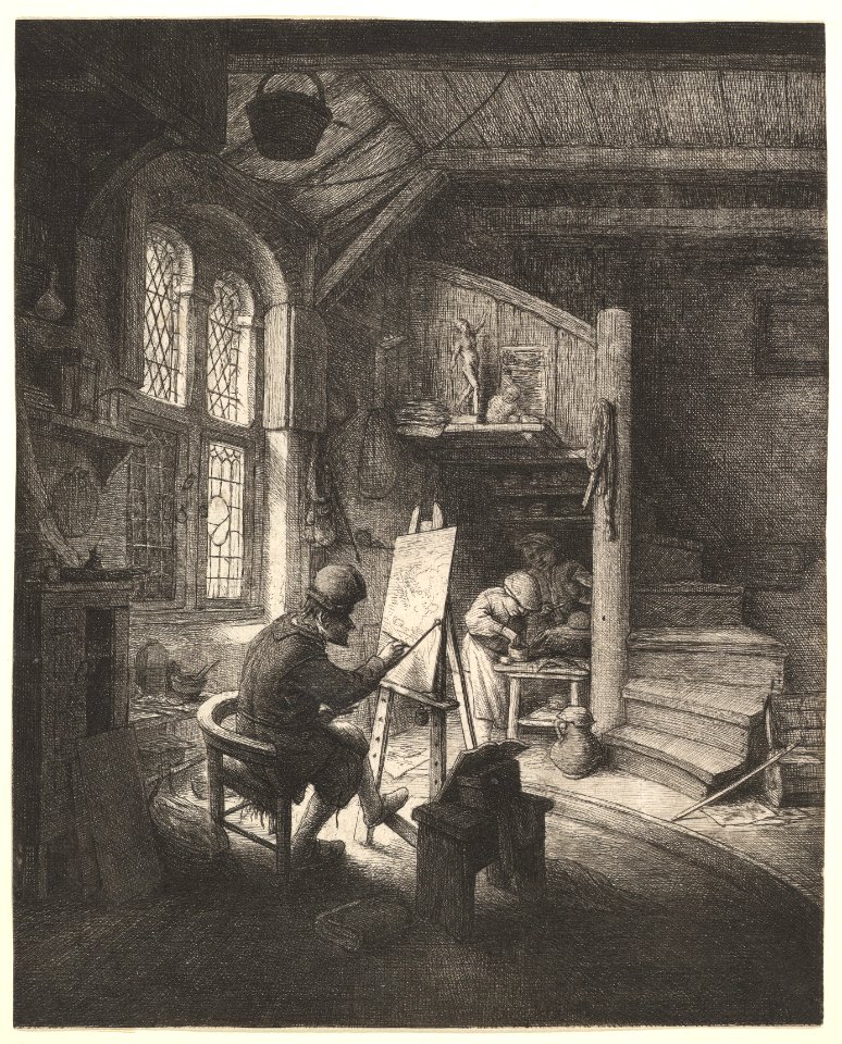 The Painter in His Studio MET DP821918