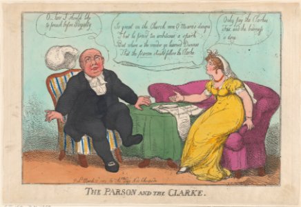 The Parson Reverend O'Meara and the Clarke - MET DP880603