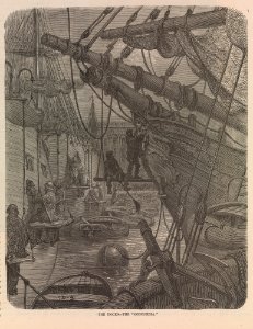 The New Zealander (recto); The Row (verso); The Docks–The "Concordia" (verso), from London- A Pilgrimage by Blanchard Jerrold (from Harper's Weekly) MET DP-14203-002