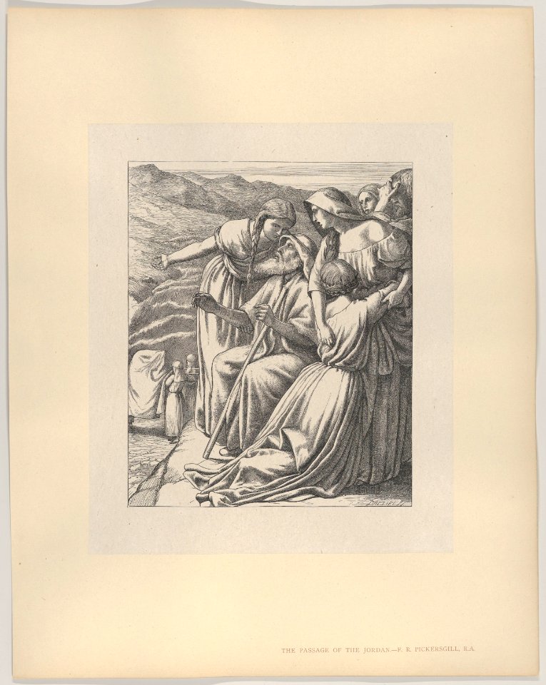 The Passage of the Jordan (Dalziels' Bible Gallery) MET DP835648