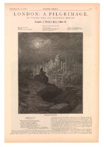 The New Zealander (recto); The Row (verso); The Docks–The "Concordia" (verso), from London- A Pilgrimage by Blanchard Jerrold (from Harper's Weekly) MET DP-14203-001