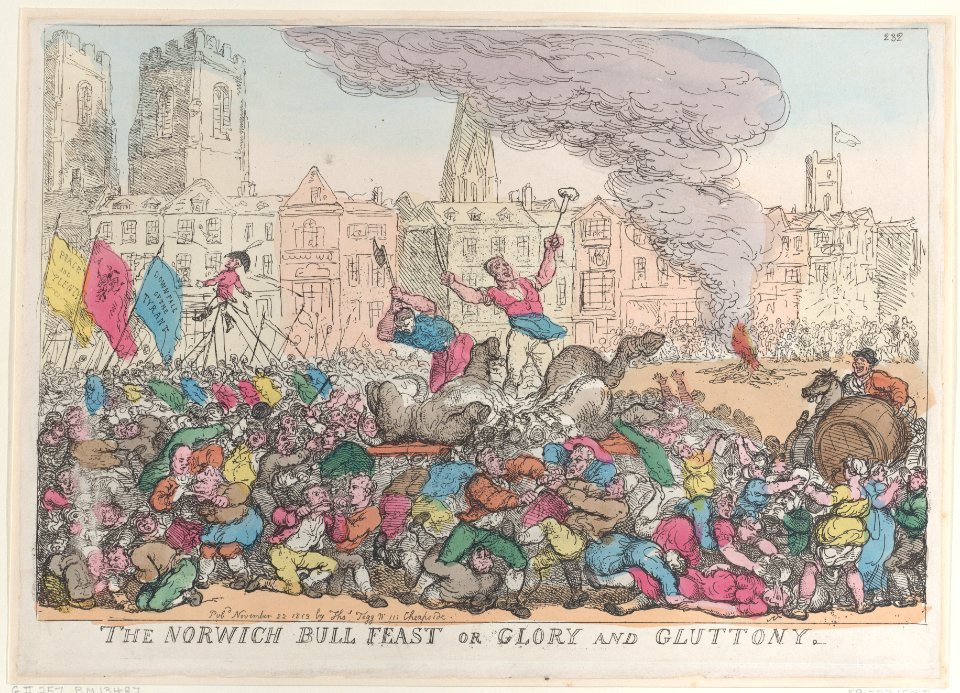 The Norwich Bull Feast or Glory and Gluttony MET DP883892