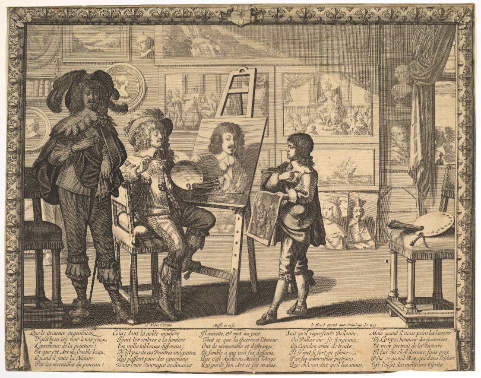 The Noble Artist Painting Louis XIII MET DP829687