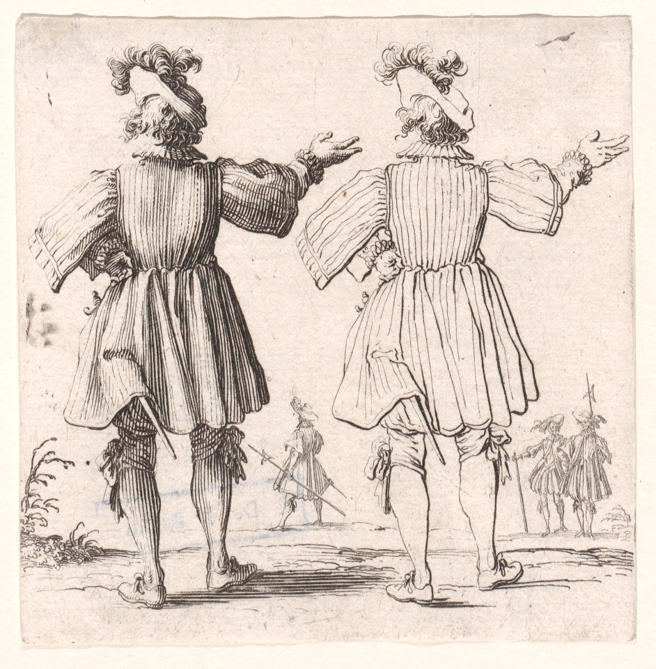 The Officer with the Hackle Seen from Behind Met DP888197
