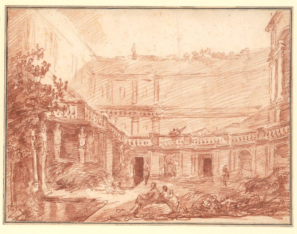 The Nymphaeum of the Villa di Papa Giulio, Rome MET DP226756