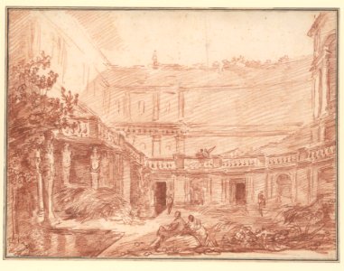 The Nymphaeum of the Villa di Papa Giulio, Rome MET DP226756