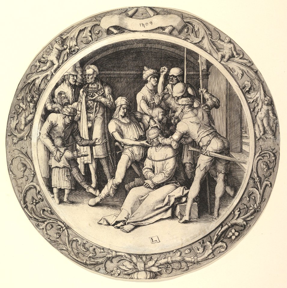 The Mocking of Christ, from the Circular Passion MET DP819170