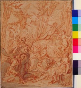 The Nine Pierides Transformed into Magpies after Their Unsuccessful Competition with the Muses (Ovid, Metamorphoses, V, 294 ff.) MET 69.122.1