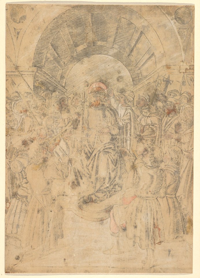 The Mocking of Christ, from Life of the Virgin and Christ MET DP833942