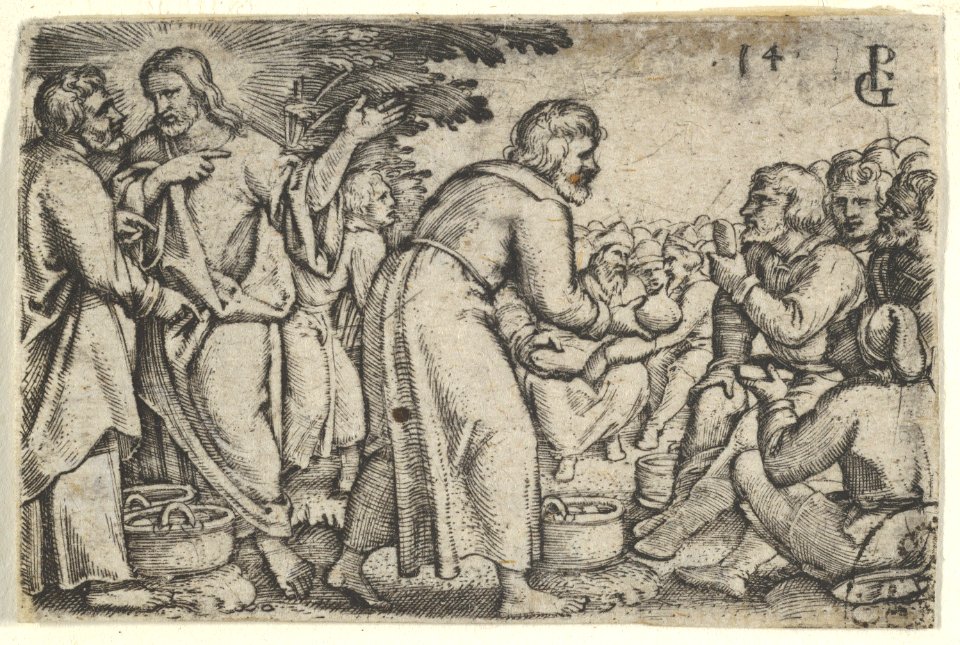 The Miracle of the Loaves and the Fishes, from The Story of Christ MET DP855490