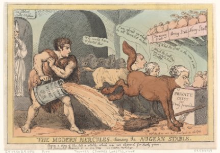 The Modern Hercules, Cleansing the Augean Stable MET DP873765