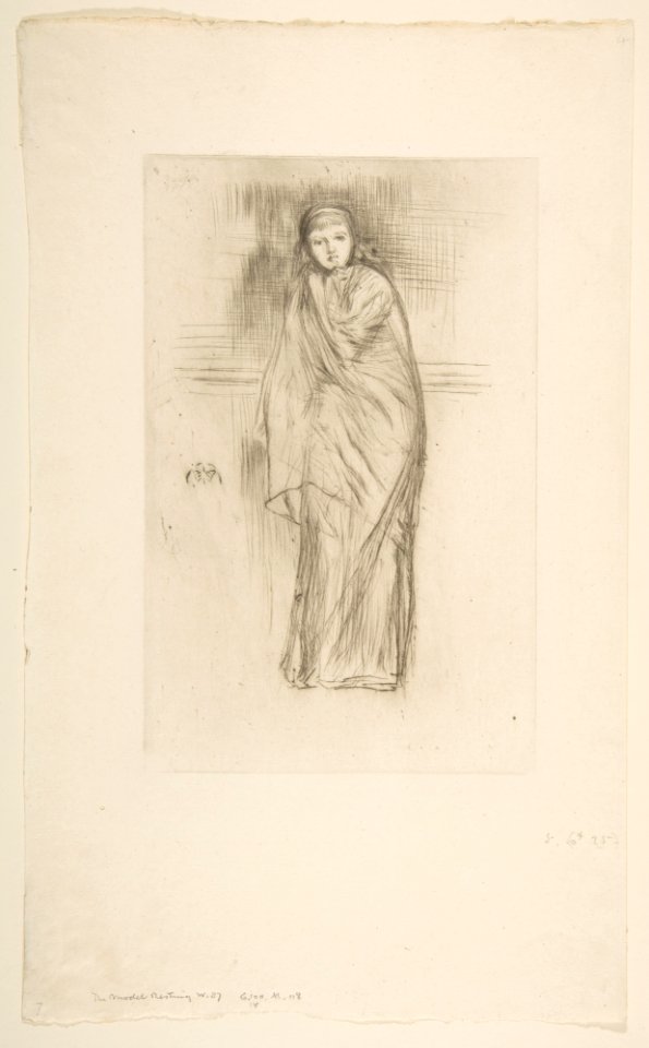 The Model Resting (Draped Model) MET DP813458
