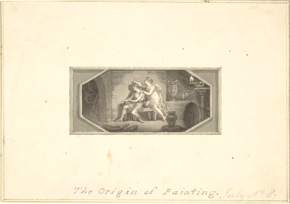 The Origin of Painting MET DP800894