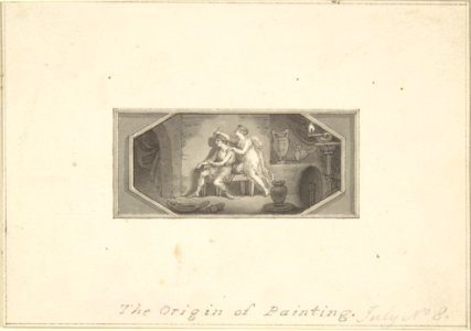 The Origin of Painting MET DP800894