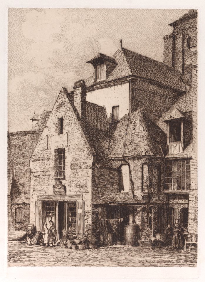 The Old Market at Fecamp Met DP886856