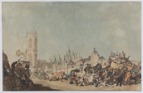 The Overdrove Ox (Mad Bull on Westminster Bridge) Met DP884359