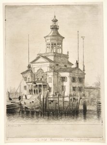 The Old Revenue Office, Whitehall (from Scenes of Old New York) MET DP818550