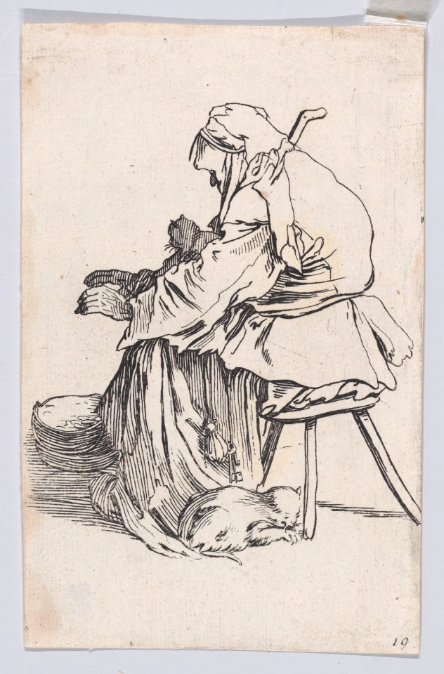 The Old Woman with Cats Met DP890665