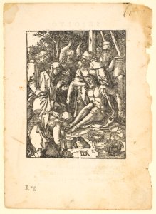The Lamentation, from The Small Passion, edition Venice, 1612 MET DP816049