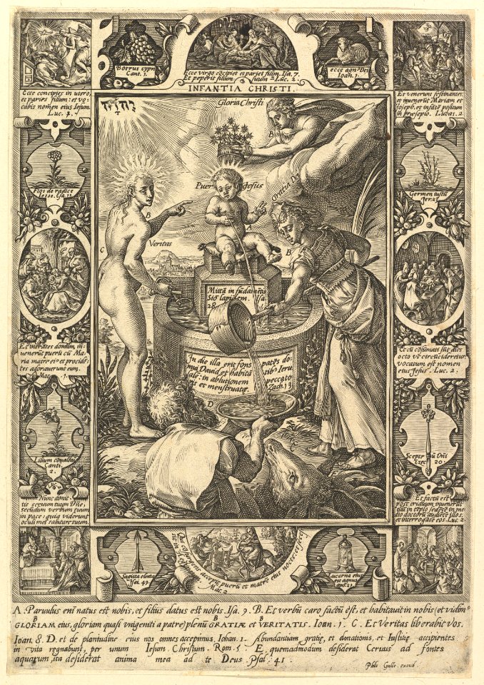 The Infant Christ, from Allegorical Scenes on the Life of Christ, from Christian and Profane Allegories MET DP821014