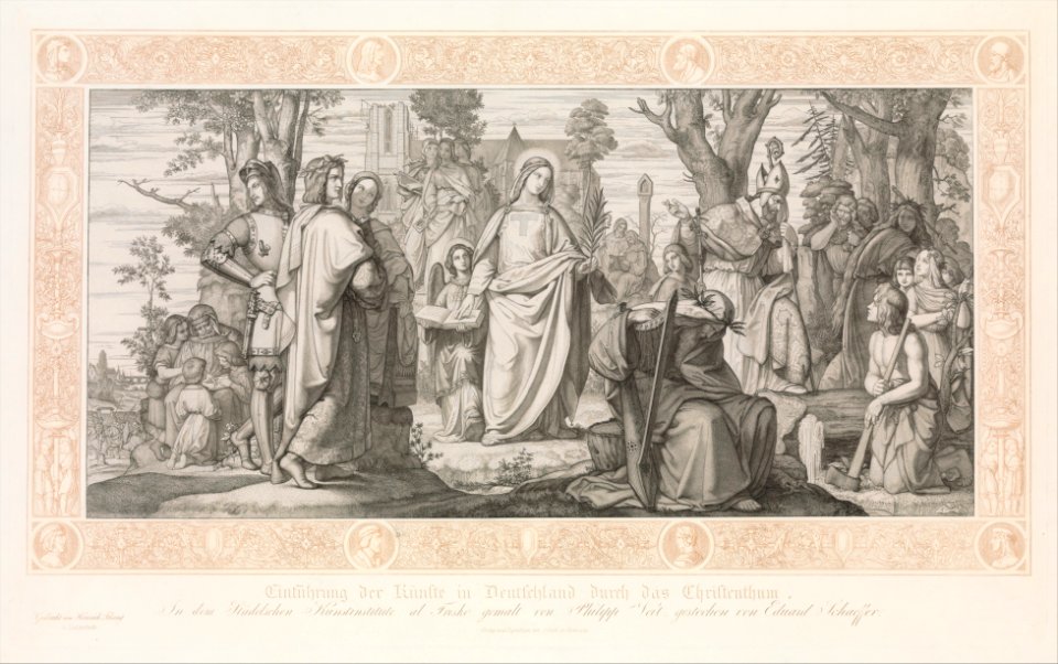 The Introduction of the arts in German by Christianity MET DP279549