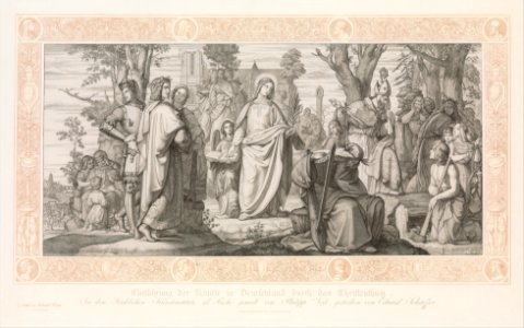 The Introduction of the arts in German by Christianity MET DP279549