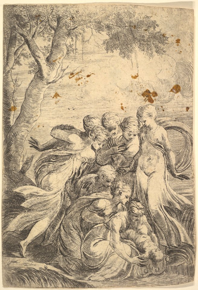 The infant Moses rescued from the Nile MET DP825140