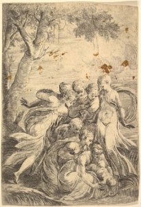 The infant Moses rescued from the Nile MET DP825140