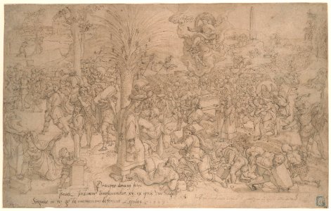 The Jews Collecting the Twelve Stones from the River Jordan MET DP169131