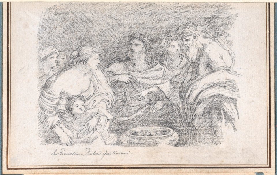 The Infant Moses before Pharaoh, after Giovanni Battista Ruggieri MET DP874781