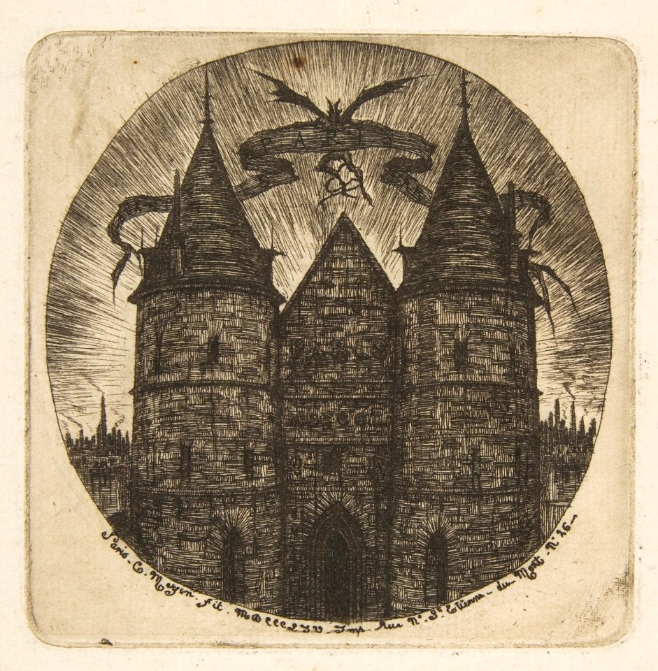 The Old Entrance to the Palais de Justice, Paris MET DP813126