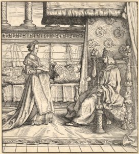 The King of Feuereisen and His Only Daughter, from Der Weisskunig MET DP834067