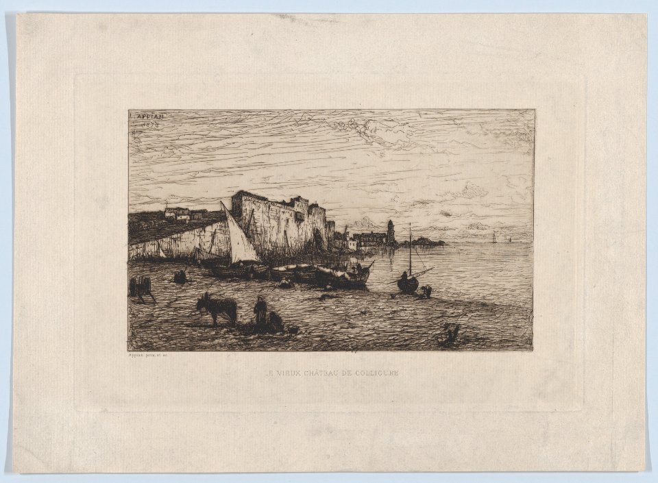 The Old Castle of Collioure MET DP874031