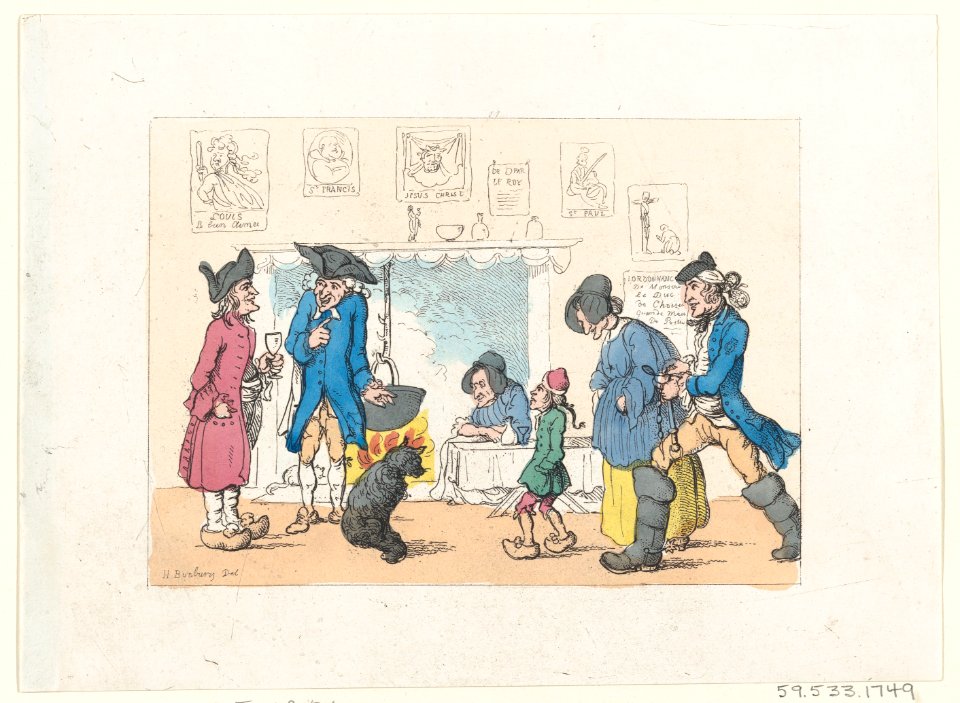 The Kitchen of a French Post House MET DP879728